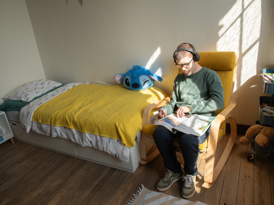 Cliënt op kamer